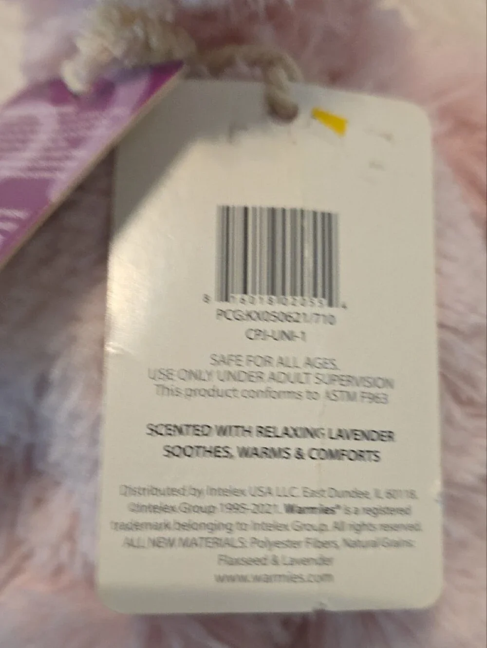 Warmies Plush Unicorn Heat Buddy - Pink